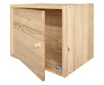 Drewniana szafka modułowa z drzwiczkami Karolina