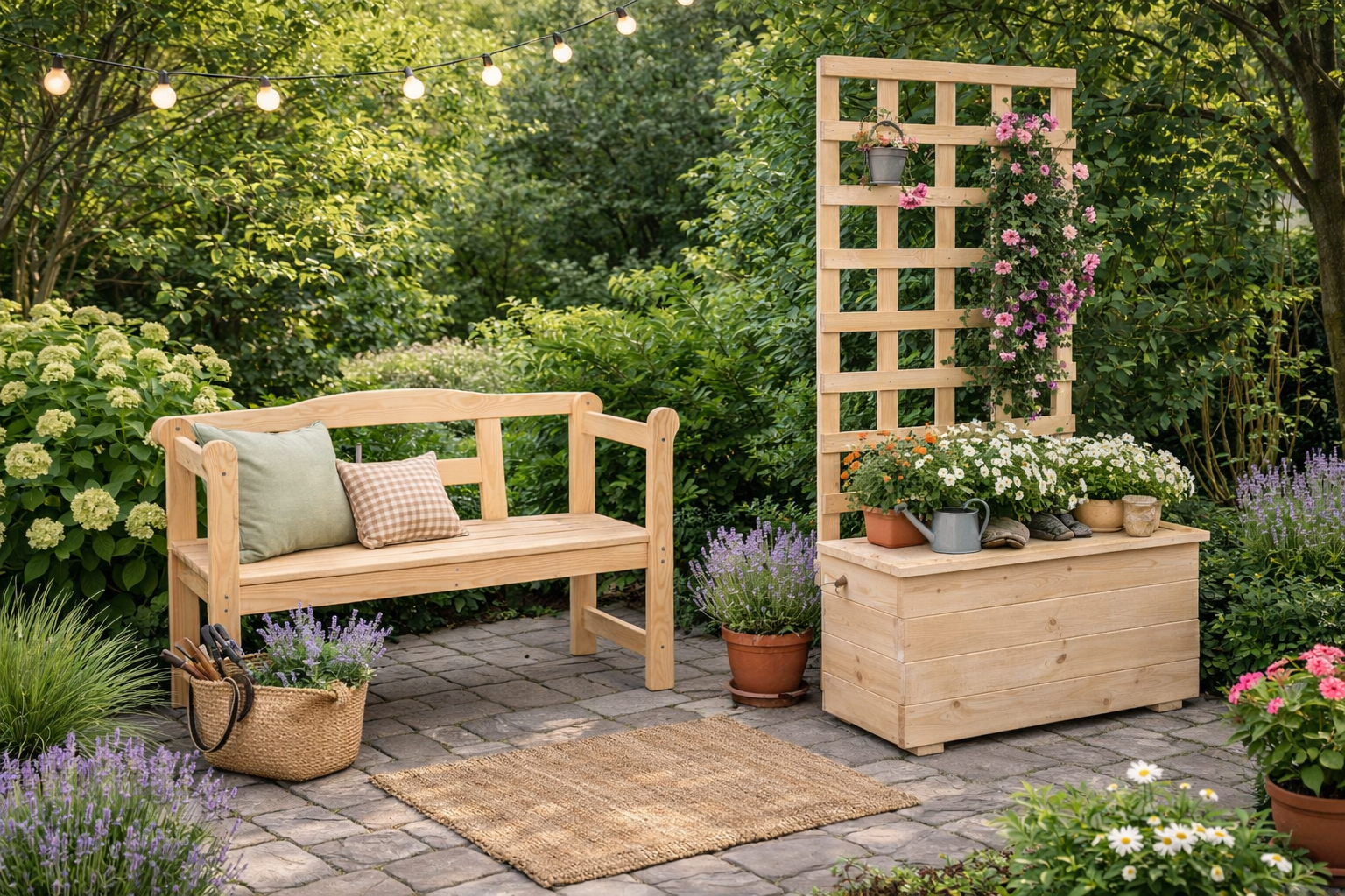 Strefa wypoczynku w ogrodzie: jak stworzyć przytulny kącik z ławką i pergolą